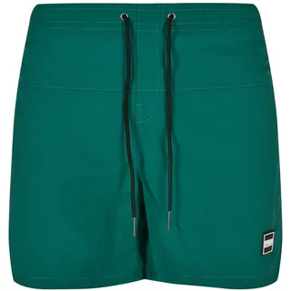 URBAN CLASSICS Men's Block Swim Shorts Badehose, Green, XXL