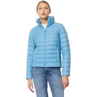 Outdoorjacke MARC O'POLO "mit wasserabweisender Oberfläche" Gr. 34, blau Damen Jacken Outdoorjacken