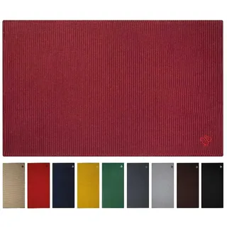 OLIVO.Shop | Formula - Teppich aus Baumwolle für Küche, Läufer für Küche, waschbar, Küchenläufer aus Baumwolle, waschbar, (Bordeaux, 55 x 115 cm)