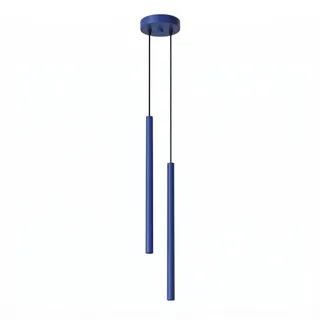 Sollux Pastelo 2-flg. 2x G9 60 cm Röhrenform/Ultramarinblau