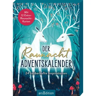 arsEdition Der Raunacht-Adventskalender: 24 zauberhafte Inspirationen | 24 + 12 Karten – Adventskalender und Raunächte für Erwachsene
