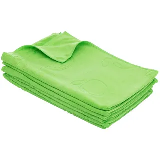 AQUA CLEAN Geschirrtuch Kristall Geschirrtücher mit Prägemotiv 6tlg. Obst Grün, (6-tlg)