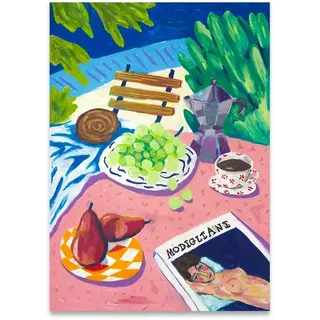 Paper Collective - Modigliani in the Garden Poster, 30 x 40 cm