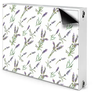 Magnet Heizkörperverkleidung Heizkörper-Abdeckung Heizung Heizkörper 100x60 cm  - Blumen, Lavendel