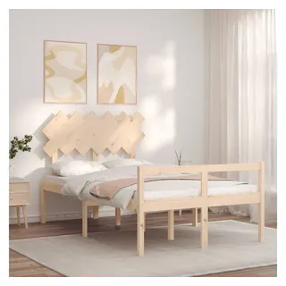 vidaXL Seniorenbett 120 x 190 cm Beige