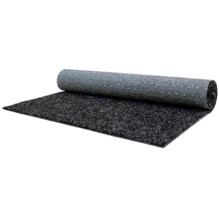 Rasenteppich Tennesse, Anthrazit, Textil, Uni, rechteckig, 133x250 cm, Made in EU, beliebig kürzbar, in verschiedenen Größen erhältlich, UV-beständig, pflegeleicht, Gartenzubehör, Terrassen- & Balkonböden, Rasenteppiche