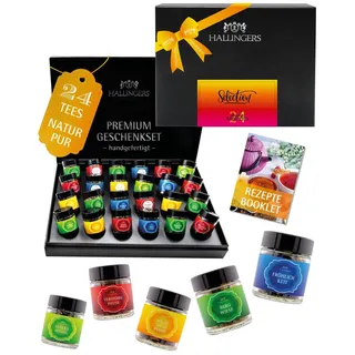 Tee Geschenk-Set 24 lose Tees "Selection" Hallingers DE