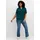 Klassische Bluse Kurzarm blau 46 EU