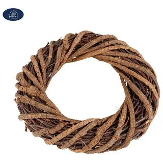 New Home Dekokranz Weidenkranz 24cm Natur Türkranz Tischkranz Adventskranz Dekokranz Weid