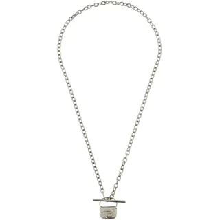 DIESEL Kette silber