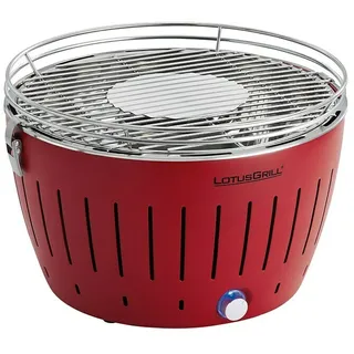 LotusGrill Holzkohlegrill Classic G-RO-34 (Durchmesser Grillfläche: 34 cm, Feuerrot)