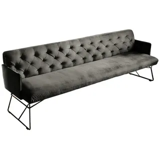 KAWOLA Esszimmerbank CHARME Velvet stone 166cm