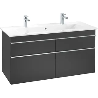 Villeroy & Boch Waschtischunterschrank 4 Auszüge 115,3 x 59 x 50,2 cm Volcano Black