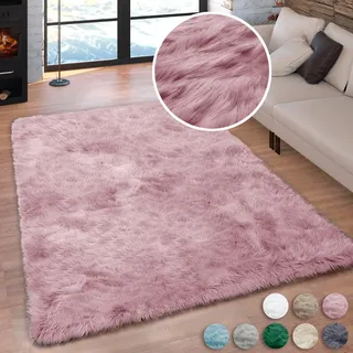 OTTO home Valeria Fellteppich 60 x 90 cm Lila