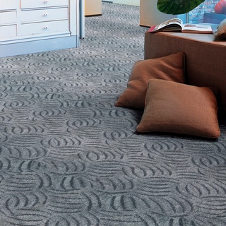 ANDIAMO Teppichboden "Amberg" Teppiche Breite 300, 400 oder 500 cm, Hoch-Tief Effekt, strapazierfähig Gr. B/L: 300 cm x 350 cm, 9 mm, 1 St., grau Teppichboden