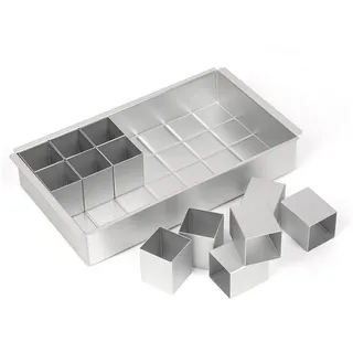 OSTWOLKE Backform Aluminium Kuchenform Zahlen und Buchstaben DIY Backen Formen Set, Hochzeit, Geburtstag, Taufe