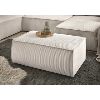 Home Affaire Hocker »SHERWOOD«, passend zur Polster-Serie SHERWOOD, beige
