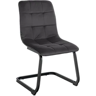 CLP Schwingstuhl, Schwarz, Metall, 47x87x58 cm, Esszimmer, Stühle, Esszimmerstühle, Schwingstühle