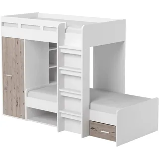 Begabino Hochbett Maxi weiß