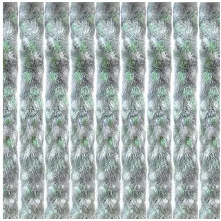 Travellife Chenille Türvorhang, 56x185 cm, grau/grün