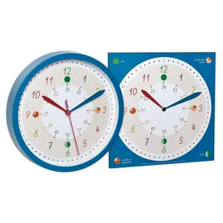 TFA Kinder-Wanduhr 30,8 cm 60.3058.06.91 blau