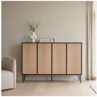 Hammel Furniture Mistral Kubus 136 x 89 x 32,5 cm Schwarz / Weiß