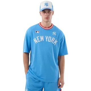New Era MLB Arch Oversized T-Shirt blau L