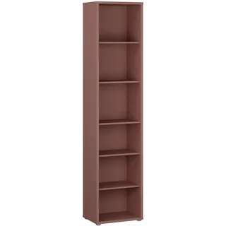 Forte Bücherregal 49,8 x 34,9 x 214,3 cm Terrakotta