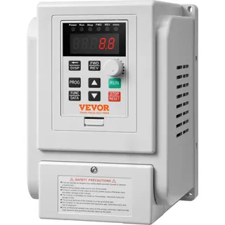 Vevor 2,2kW 10A 3PS Frequenzumrichter VFD AC 220–240V Frequenzregler Drehzahlregler Frequenzwandler Wechselrichtermotor VFD Inverter Variable Frequency Driver inkl. 20cm Steuerkabel