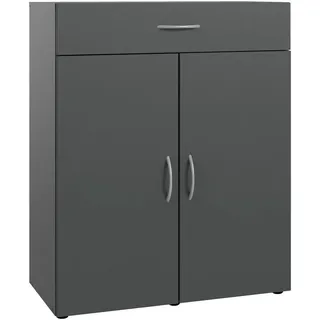 WIMEX Kombikommode 80 x 98 x 40 cm Grau
