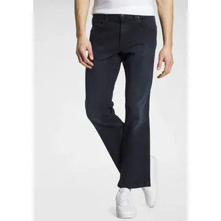 Bootcut-Jeans WRANGLER "Jacksville" Gr. 36, Länge 32, blau (blue, black) Herren Jeans Bootcut