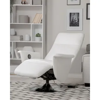 Sessel Kunstleder weiß elektrisch verstellbar PRIME