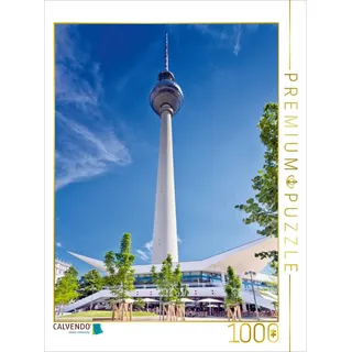 Calvendo Fernsehturm BERLIN 1000 Teile Puzzle hoch | 1000 Teile Lege-Größe 48 x 64 cm Foto-Puzzle für glückliche Stunden