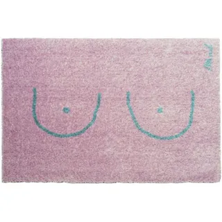 Mad About Mats Badematte Pola Lila 50 x 75 cm mit Ausschnitt