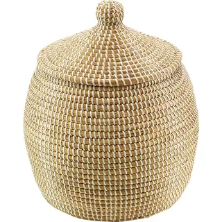 Kobolo Aufbewahrungskorb Korb aus Seegras 34x32 cm