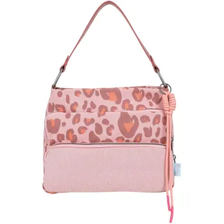 Fritzi aus Preußen Donny Hobo Schultertasche Baumwolle Orange/Rosa/Rot