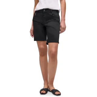 Street One Mid Waist Bermuda in Satin-Optik - 36