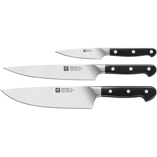 ZWILLING PRO Messerset 3 teilig mit Kochmesser, Fleischmesser und Spickmesser