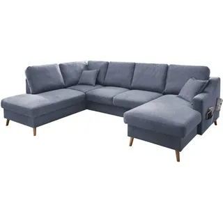 P & B Wohnlandschaft, Valentina Blau, Struktur,