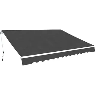 vidaXL Gelenkarmmarkise 500 cm grau
