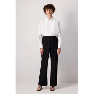 touche prive 5-Pocket-Jeans Gerippte Viskosehose schwarz S