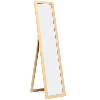 Costway Ganzkörperspiegel 37 x 155 cm Beige