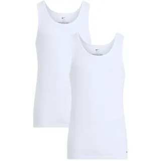 Nike Ribbed 2Pk Tanktop Weiß M