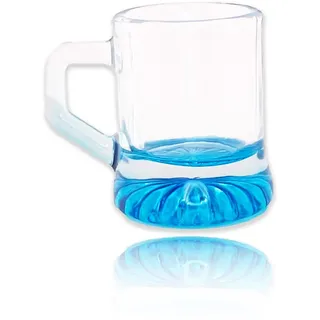 12er-Set Schnapsgläser zum Umhängen mit Henkel, Shotgläser aus Glas für Partys, Blau Likörgläser, Aperitif-Gläser, Dessertgläser, vielseitig einsetzbar – Ramazzotti & Jägermeister geeignet