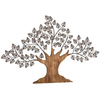 Hofmann Living And More möbel direkt online Wanddekoration "Deko-Baum" braun