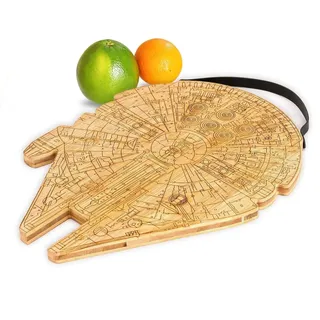 Personalisierte Schneidebrett im Millennium Falcon Design