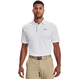 Under Armour Herren Tech Golf Poloshirt,weiß (White (100)), XLT