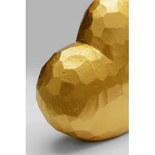 KARE DESIGN Deko-Objekt Heart Polyresin Gold