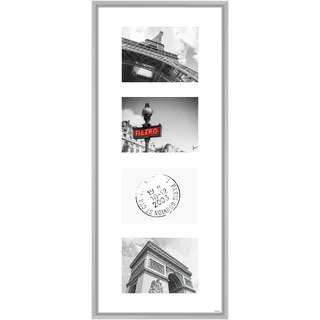 Nielsen Bilderrahmen Collage Gallery Junior Aluminium Silber Matt / 4X 13x18