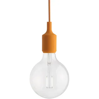 Muuto Socket 1-flg. 23 cm orange Kunststoff, Silikon